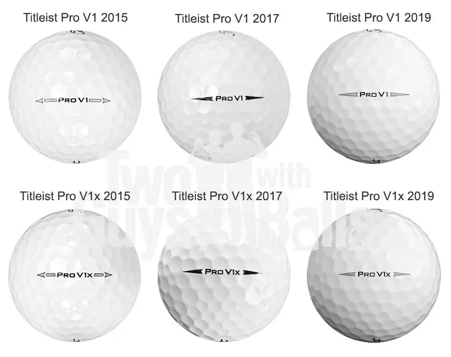 Titleist Pro V1 2019 vs 2017 vs 2015 What you need to know Two