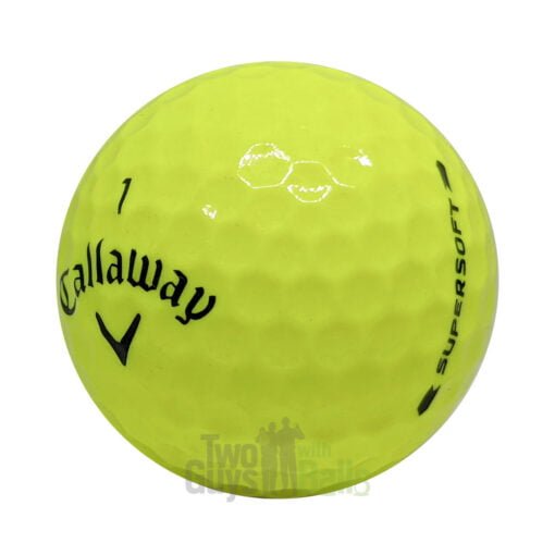 callaway supersoft yellow used golf balls