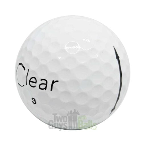 clear CS golf balls used
