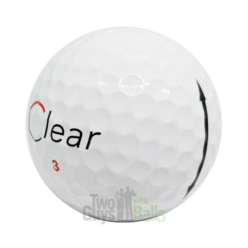 clear ES golf balls used
