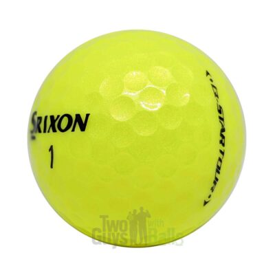 srixon q star tour yellow used golf balls