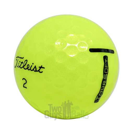 titleist tour soft yellow used golf balls