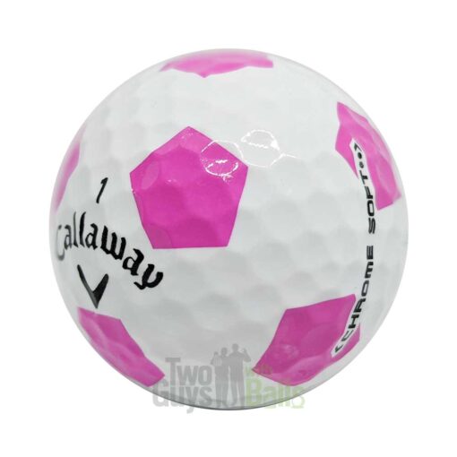 callaway chrome soft truvis pink used golf balls
