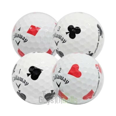 callaway chrome soft truvis suits used golf balls