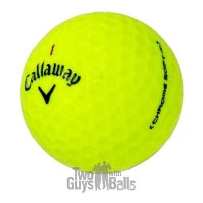 used callaway chrome soft x yellow golf balls