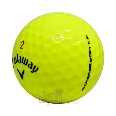 callaway chrome soft x yellow used golf balls