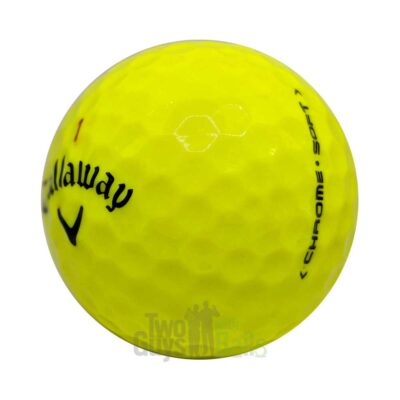 callaway chrome soft yellow used golf balls
