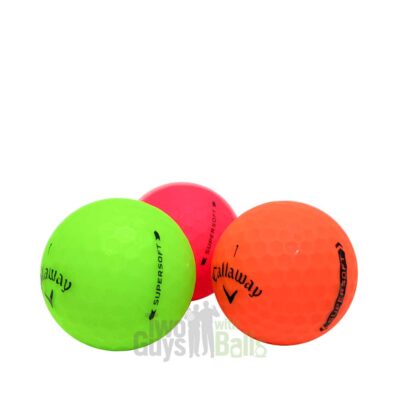 uused callaway supersoft matte golf balls