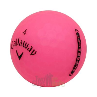 used callaway supersoft matte pink golf balls