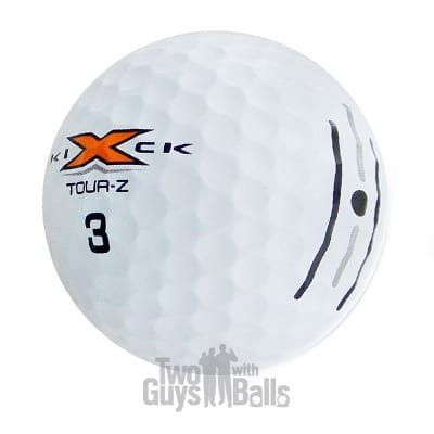 kick x tour z used golf balls