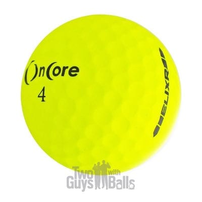 oncore elixr yellow used golf balls