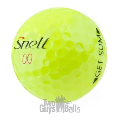 snell get sum yellow used golf balls