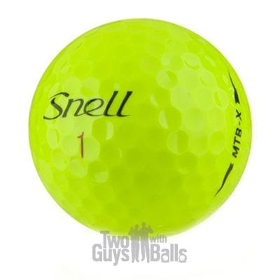 snell mtb x yellow used golf balls