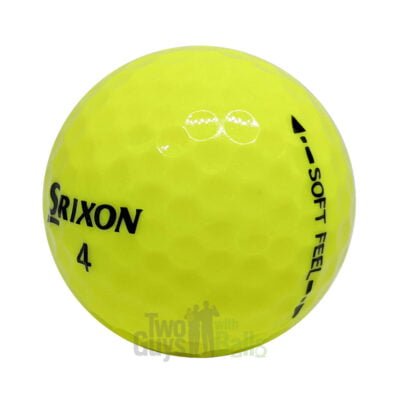 srixon soft feel yellow used golf balls