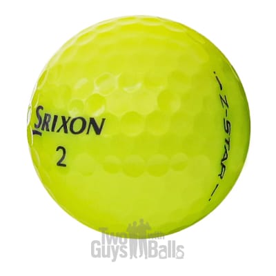 srixon z star yellow used golf balls
