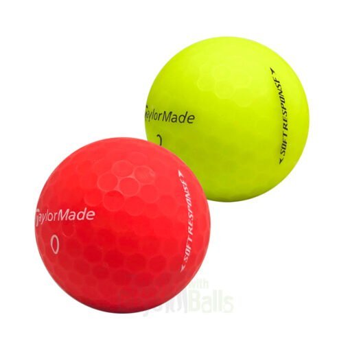 taylormade soft response yellow used golf balls