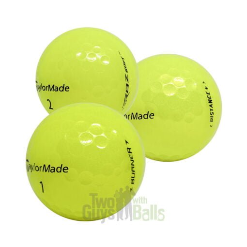 taylormade yellow used golf balls