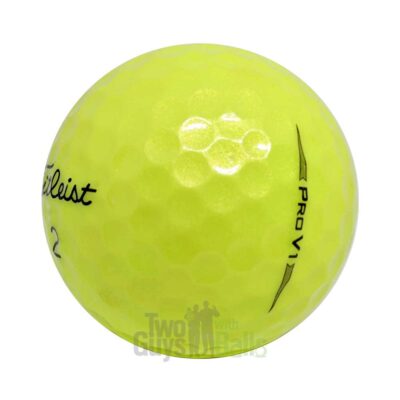 used yellow pro v1 golf balls