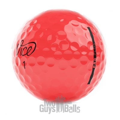 vice pro plus red used golf balls