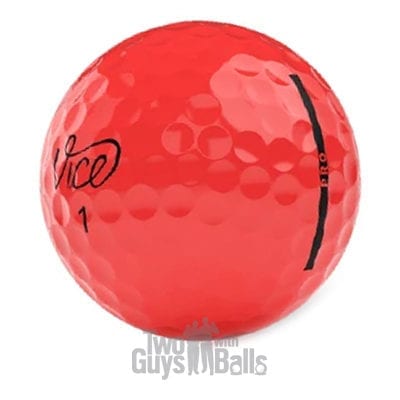 vice pro red used golf balls